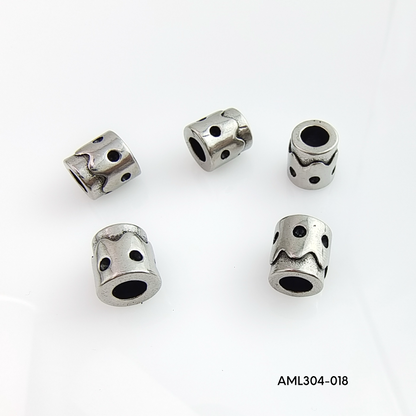 PRE-ORDER - WAREHOUSE - 304 Stainless - Bead - Hair Bead - Big Hole Bead