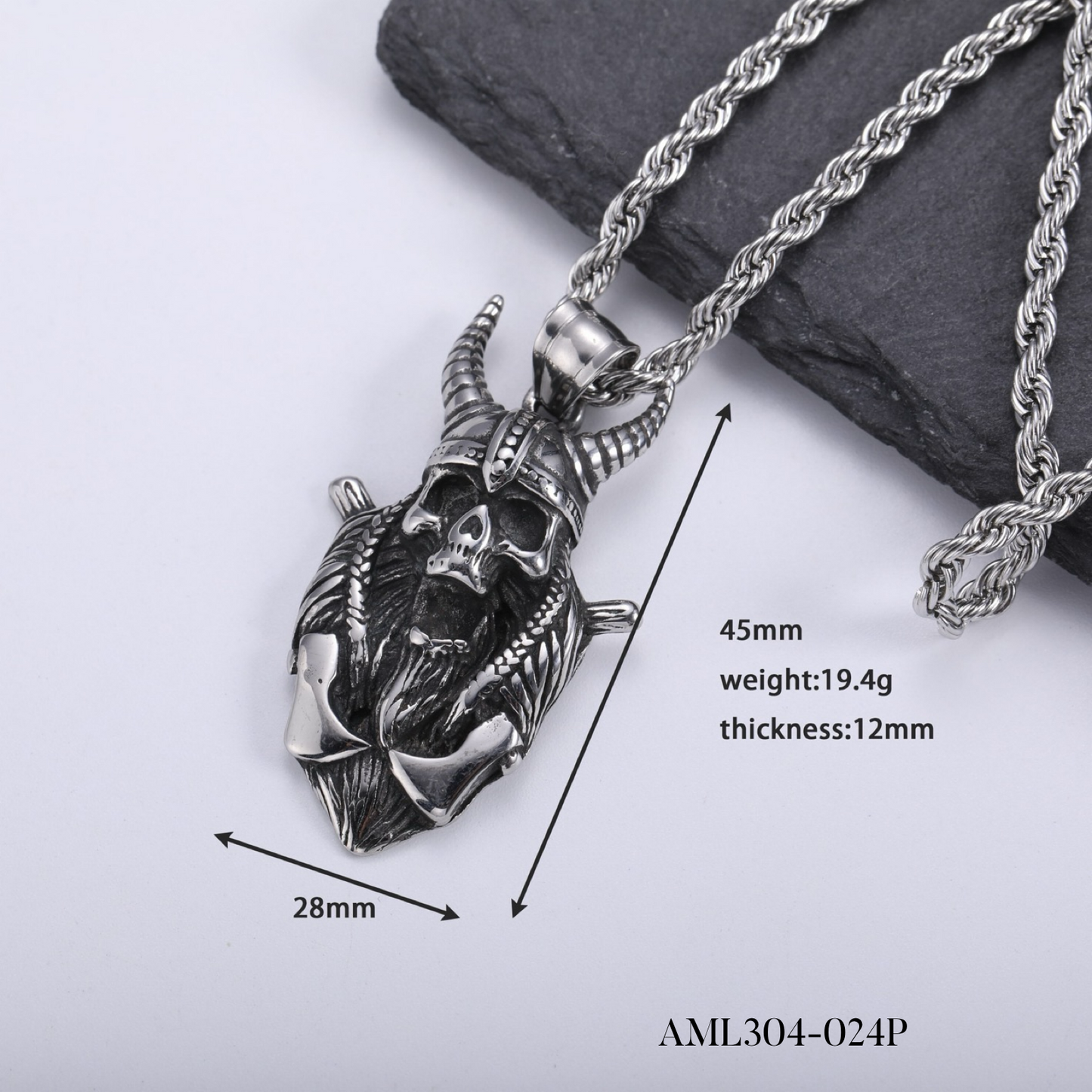 PRE-ORDER - WAREHOUSE - 304 Stainless - Pendant - Necklace