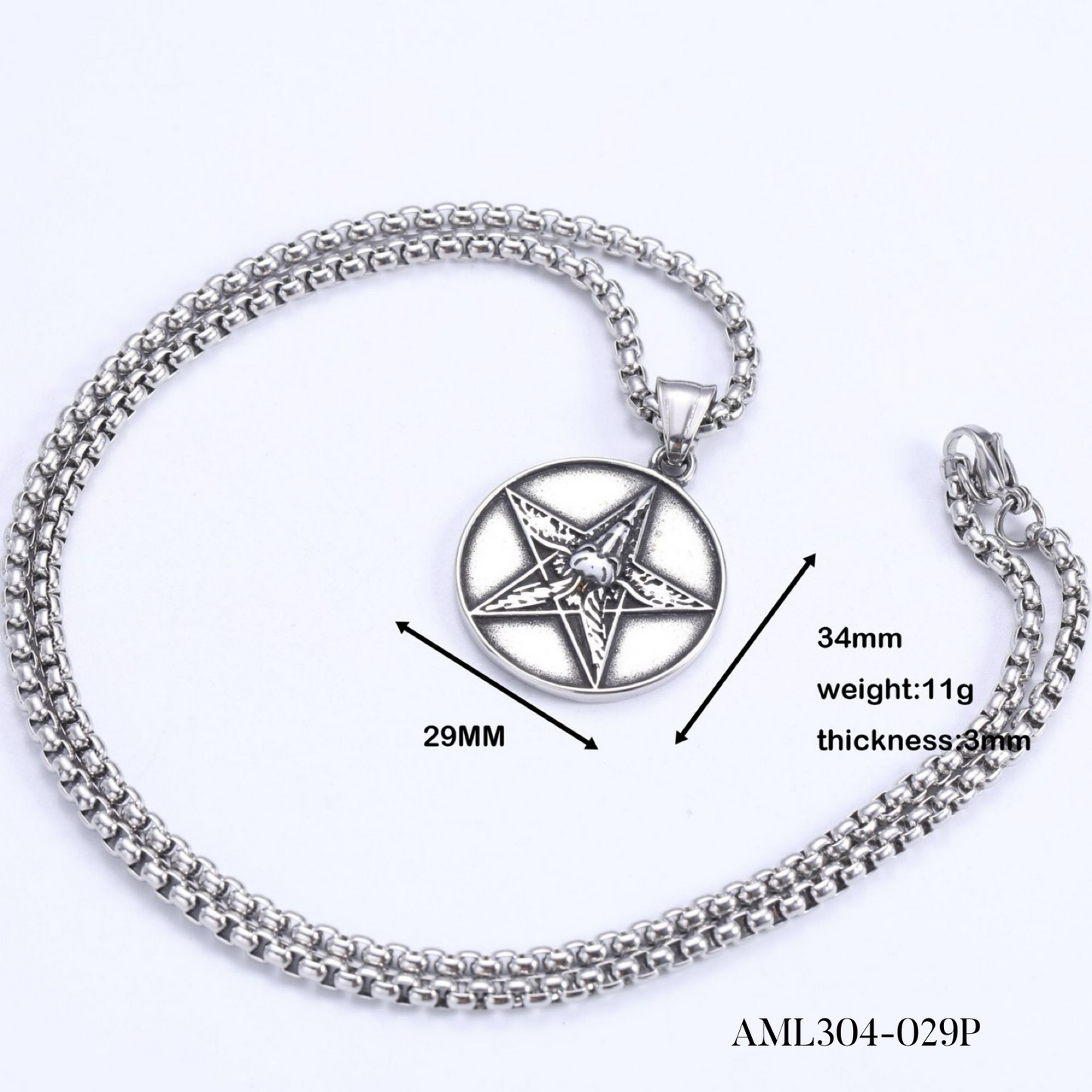PRE-ORDER - WAREHOUSE - 304 Stainless - Pendant - Necklace