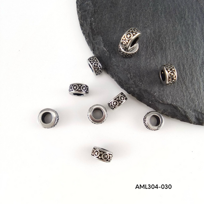 PRE-ORDER - WAREHOUSE - 304 Stainless - Bead - Hair Bead - Big Hole Bead