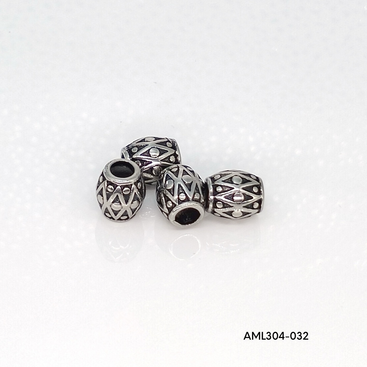 PRE-ORDER - WAREHOUSE - 304 Stainless - Bead - Hair Bead - Big Hole Bead - Skull