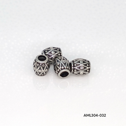 PRE-ORDER - WAREHOUSE - 304 Stainless - Bead - Hair Bead - Big Hole Bead
