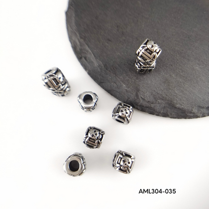 PRE-ORDER - WAREHOUSE - 304 Stainless - Bead - Hair Bead - Big Hole Bead