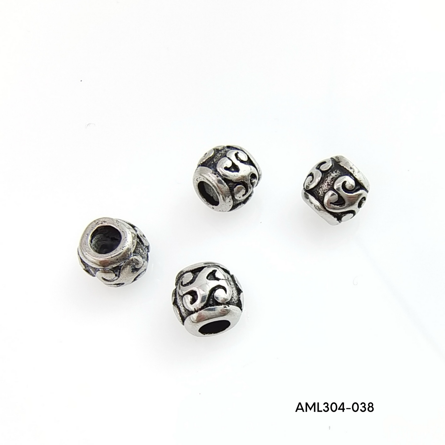 PRE-ORDER - WAREHOUSE - 304 Stainless - Bead - Hair Bead - Big Hole Bead - Skull