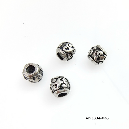 PRE-ORDER - WAREHOUSE - 304 Stainless - Bead - Hair Bead - Big Hole Bead