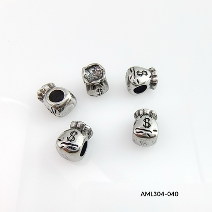 PRE-ORDER - WAREHOUSE - 304 Stainless - Bead - Hair Bead - Big Hole Bead