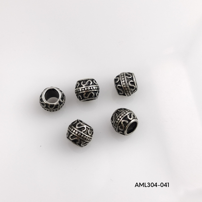 PRE-ORDER - WAREHOUSE - 304 Stainless - Bead - Hair Bead - Big Hole Bead