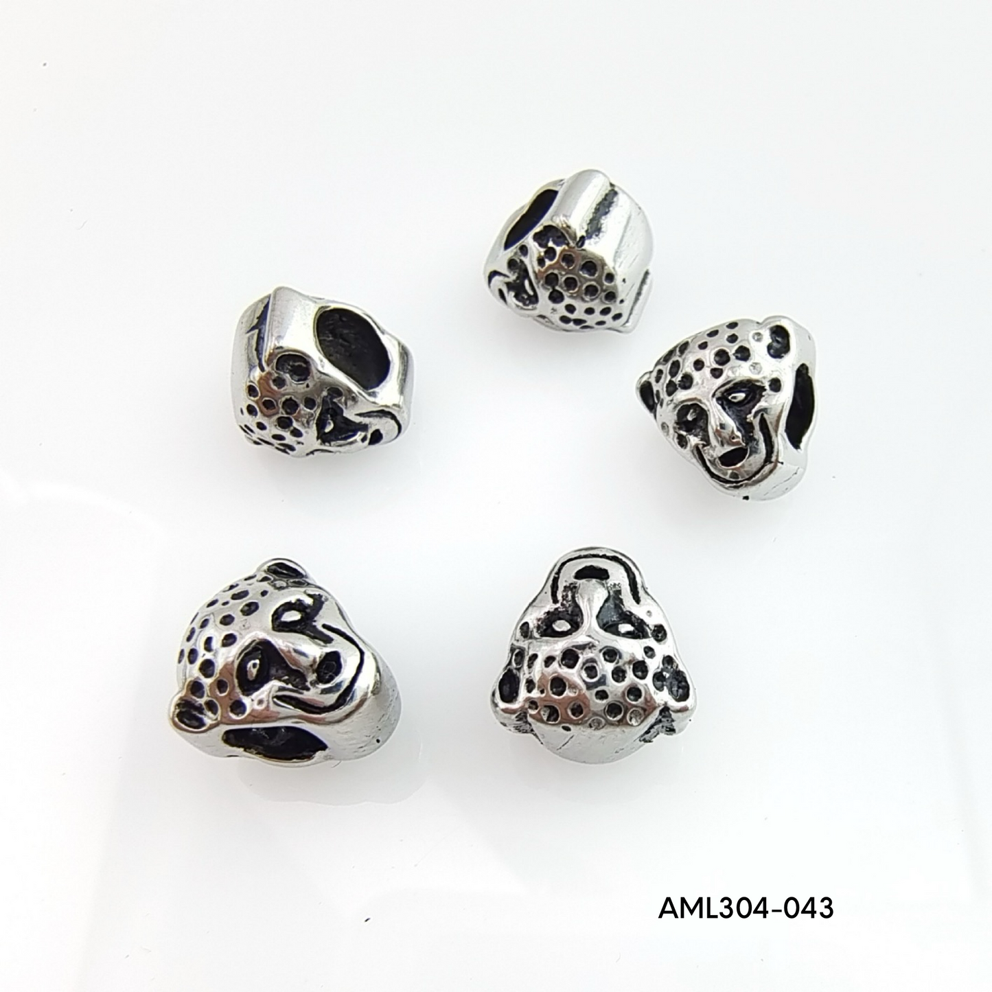 PRE-ORDER - WAREHOUSE - 304 Stainless - Bead - Hair Bead - Big Hole Bead - Skull