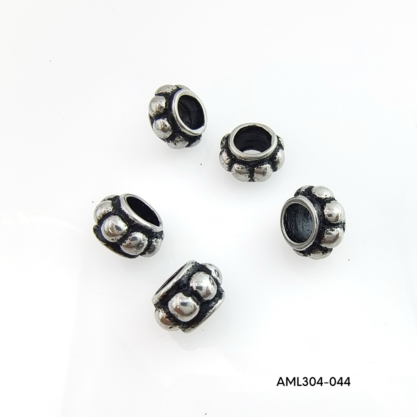 PRE-ORDER - WAREHOUSE - 304 Stainless - Bead - Hair Bead - Big Hole Bead - Skull