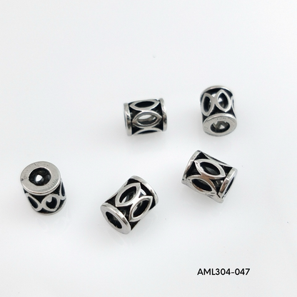 PRE-ORDER - WAREHOUSE - 304 Stainless - Bead - Hair Bead - Big Hole Bead