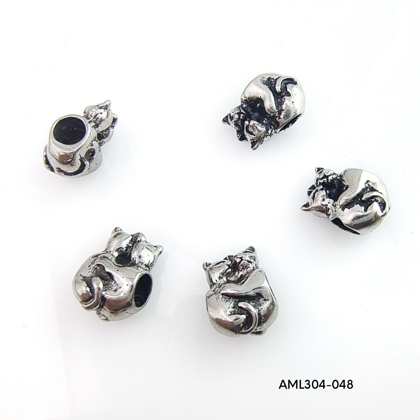 PRE-ORDER - WAREHOUSE - 304 Stainless - Bead - Hair Bead - Big Hole Bead - Skull