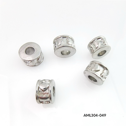 PRE-ORDER - WAREHOUSE - 304 Stainless - Bead - Hair Bead - Big Hole Bead