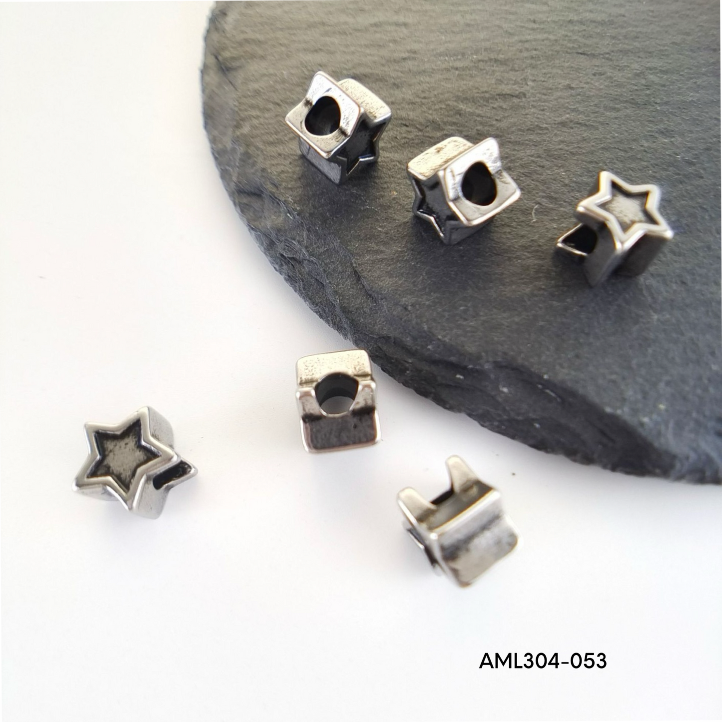 PRE-ORDER - WAREHOUSE - 304 Stainless - Bead - Hair Bead - Big Hole Bead - Skull