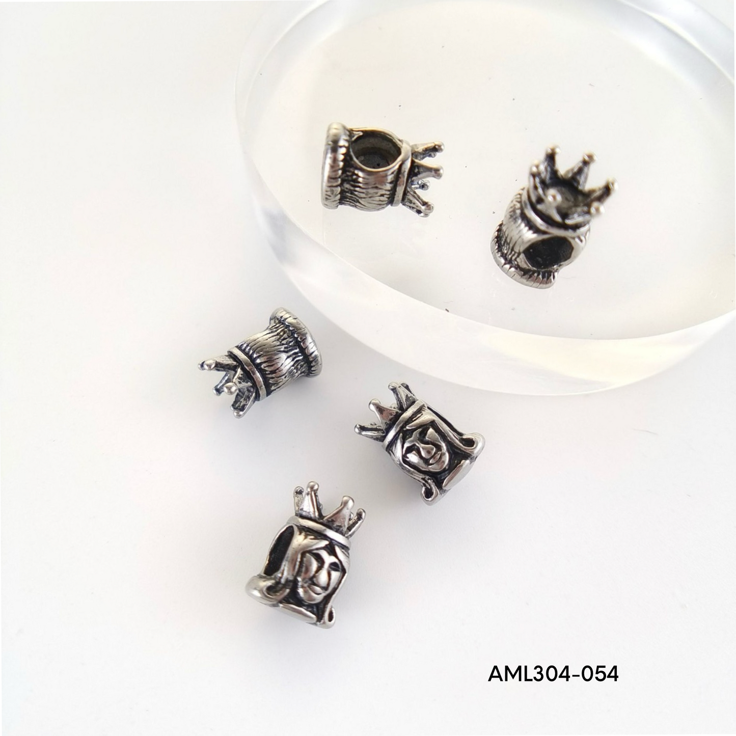 PRE-ORDER - WAREHOUSE - 304 Stainless - Bead - Hair Bead - Big Hole Bead - Skull