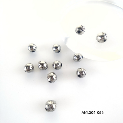 PRE-ORDER - WAREHOUSE - 304 Stainless - Bead - Hair Bead - Big Hole Bead