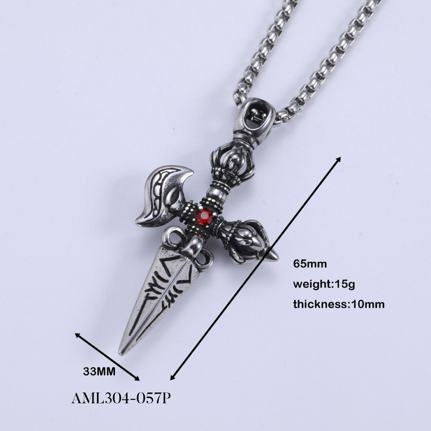 PRE-ORDER - WAREHOUSE - 304 Stainless - Pendant - Necklace