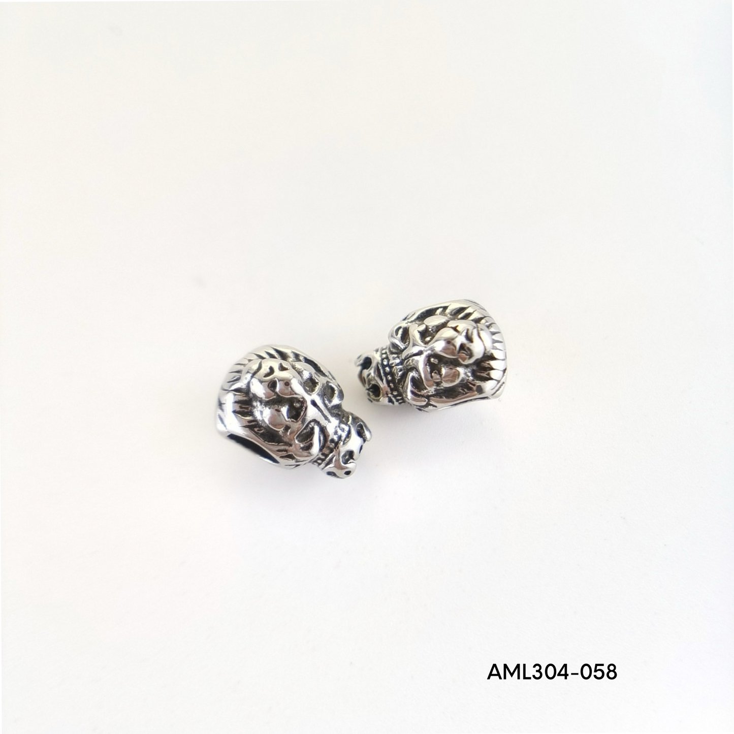 PRE-ORDER - WAREHOUSE - 304 Stainless - Bead - Hair Bead - Big Hole Bead - Skull
