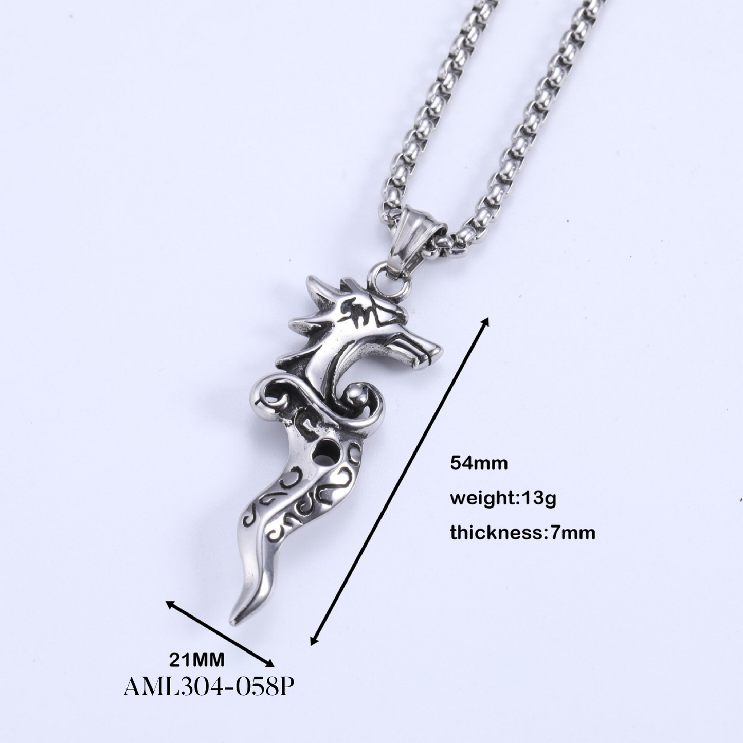 PRE-ORDER - WAREHOUSE - 304 Stainless - Pendant - Necklace