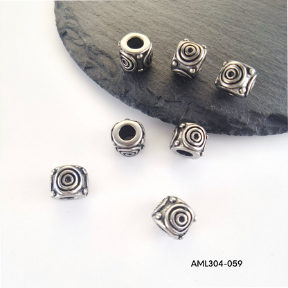PRE-ORDER - WAREHOUSE - 304 Stainless - Bead - Hair Bead - Big Hole Bead