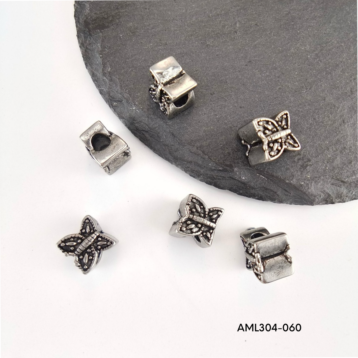 PRE-ORDER - WAREHOUSE - 304 Stainless - Bead - Hair Bead - Big Hole Bead - Skull