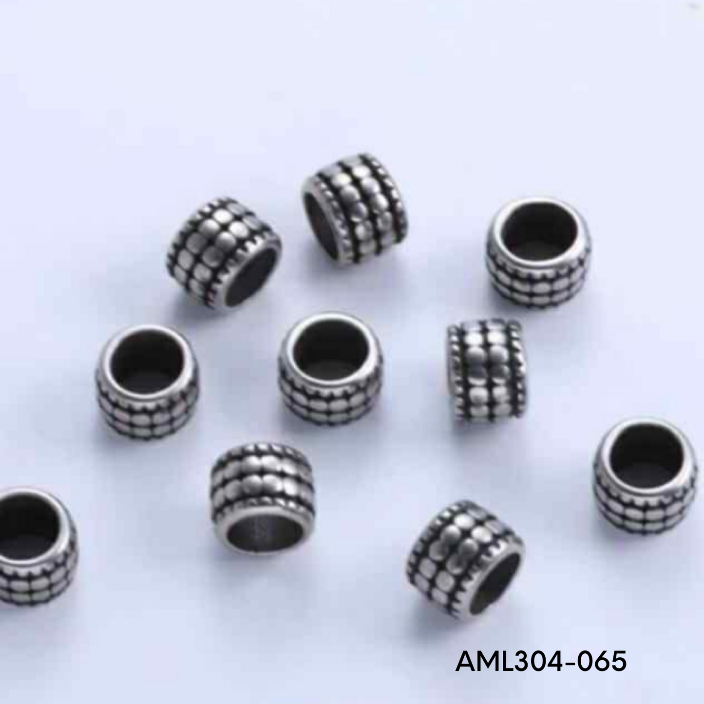 PRE-ORDER - WAREHOUSE - 304 Stainless - Bead - Hair Bead - Big Hole Bead - Skull