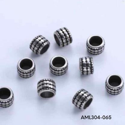 PRE-ORDER - WAREHOUSE - 304 Stainless - Bead - Hair Bead - Big Hole Bead