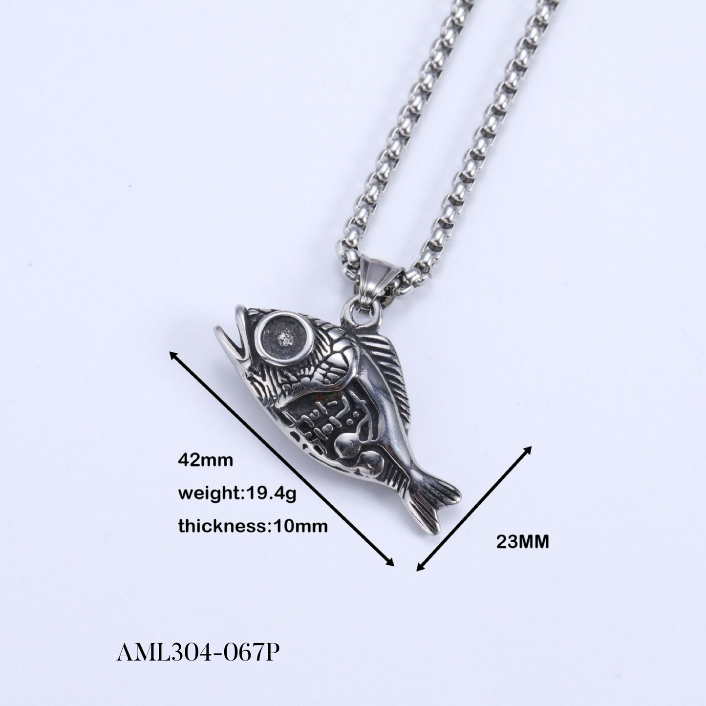 PRE-ORDER - WAREHOUSE - 304 Stainless - Pendant - Necklace