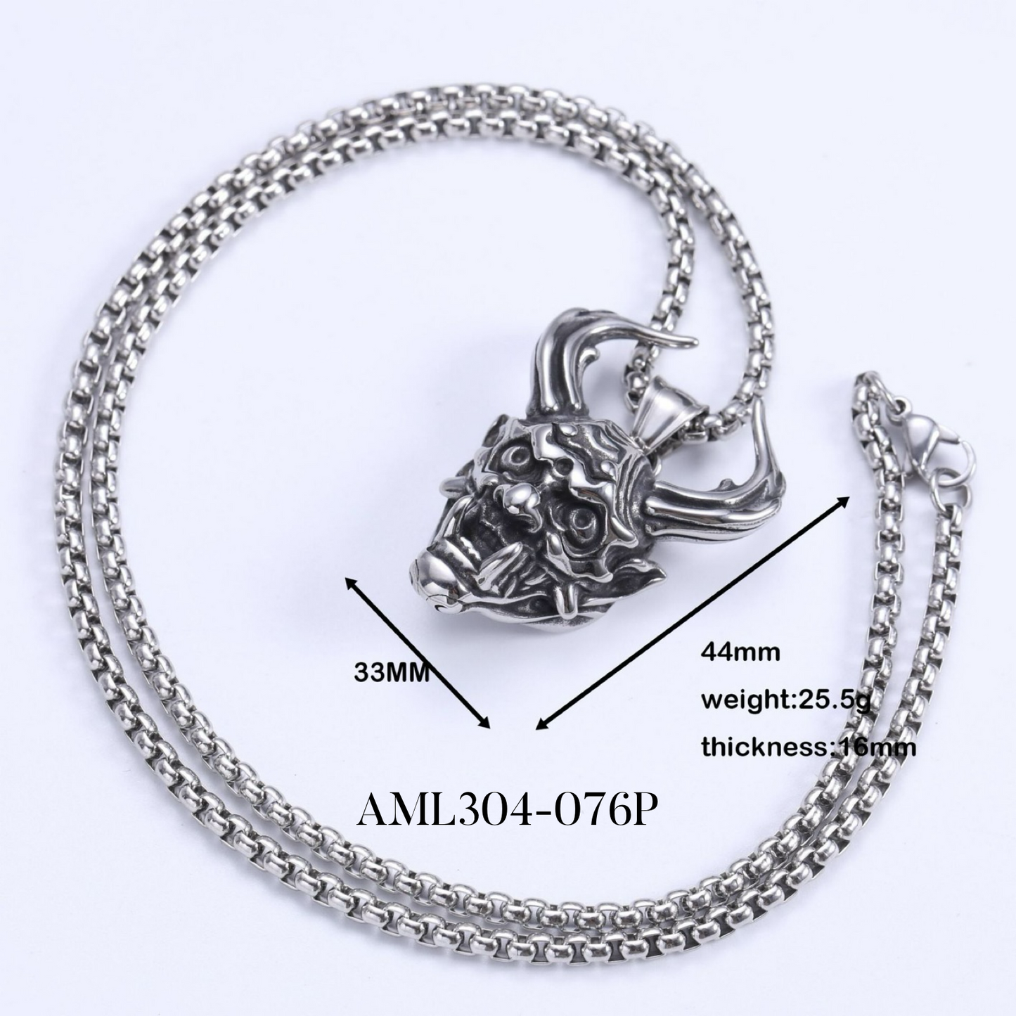 PRE-ORDER - WAREHOUSE - 304 Stainless - Pendant - Necklace