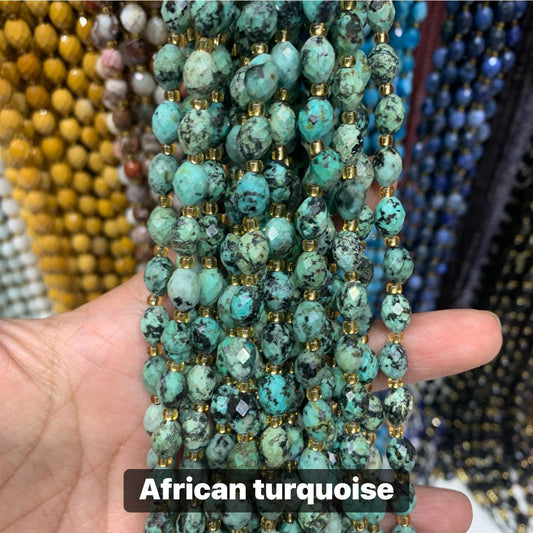 PRE-ORDER - WAREHOUSE - FACETED OVAL - BEAD STRAND