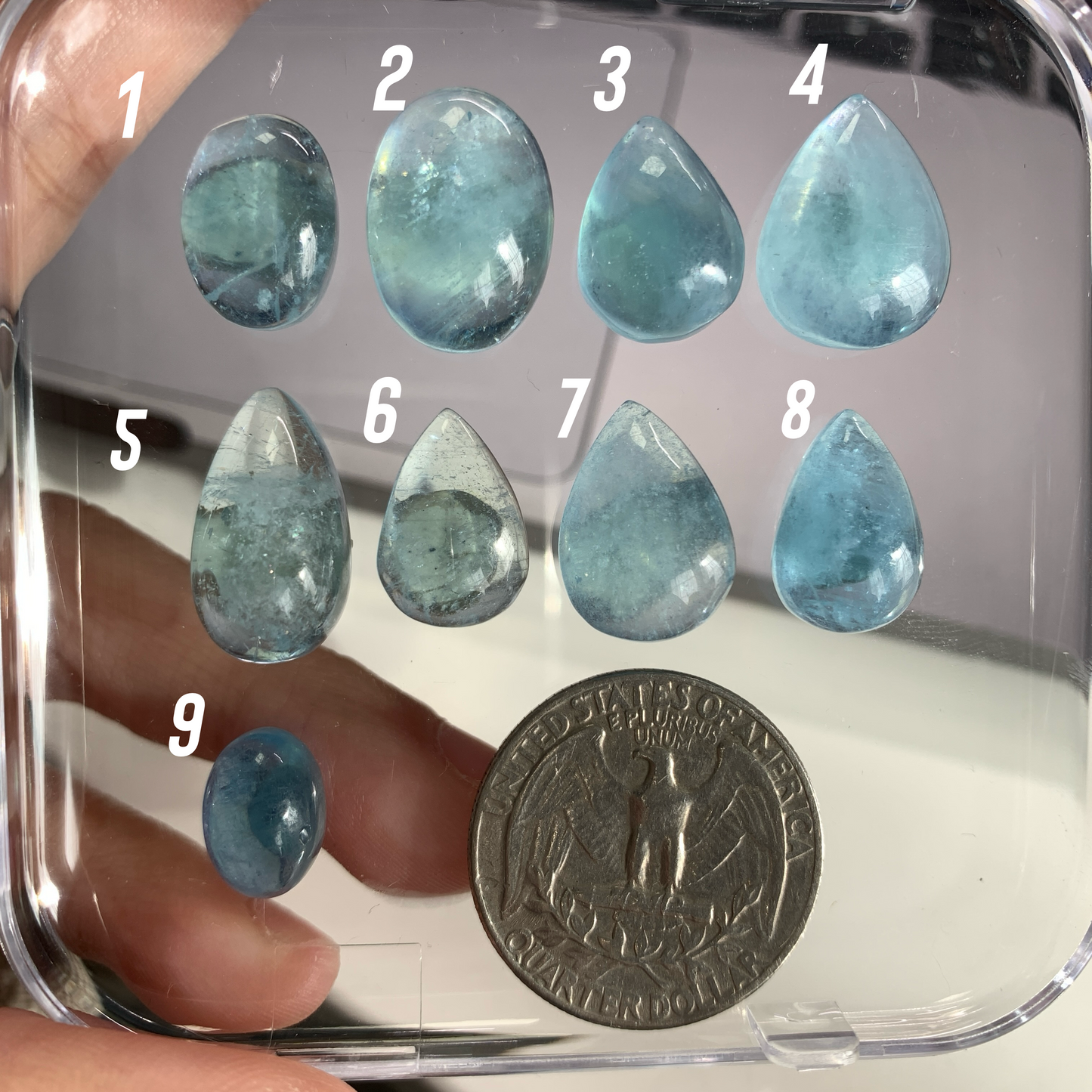 Aquamarine Cabochon Small