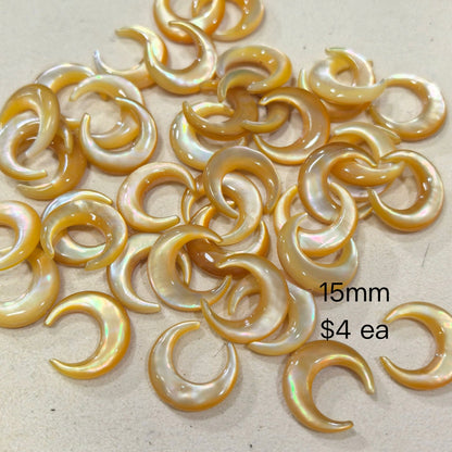 OVERSEAS ORDER - MOP 15mm Moon