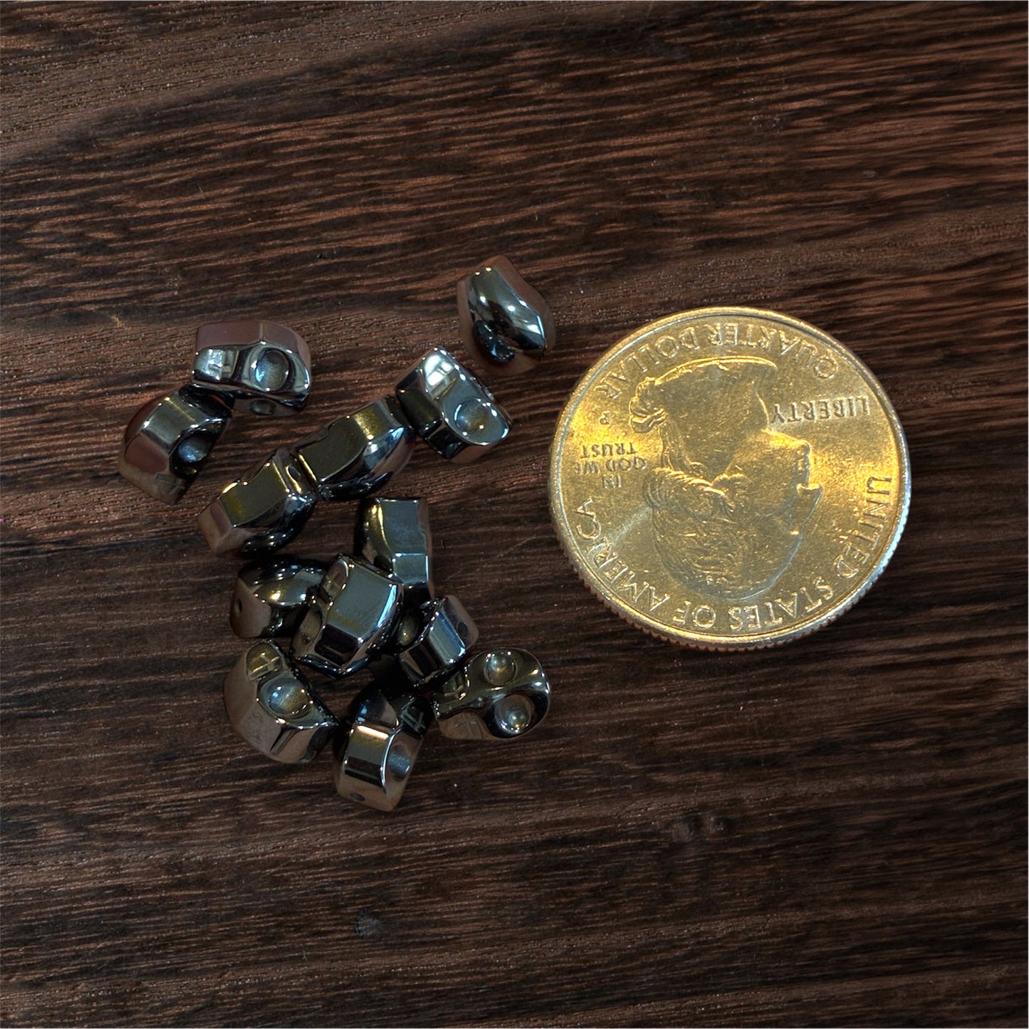 Loose Bead - Hematite - Tree - Skull - Shell