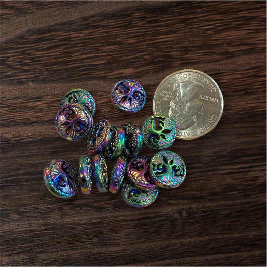 Loose Bead - Hematite - Tree - Skull - Shell