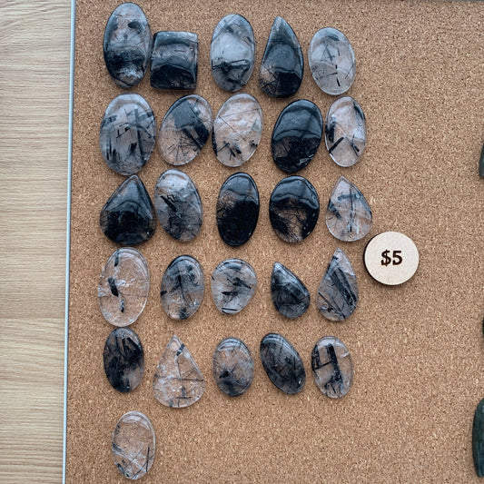 Black Rutile - Cabochon - $5