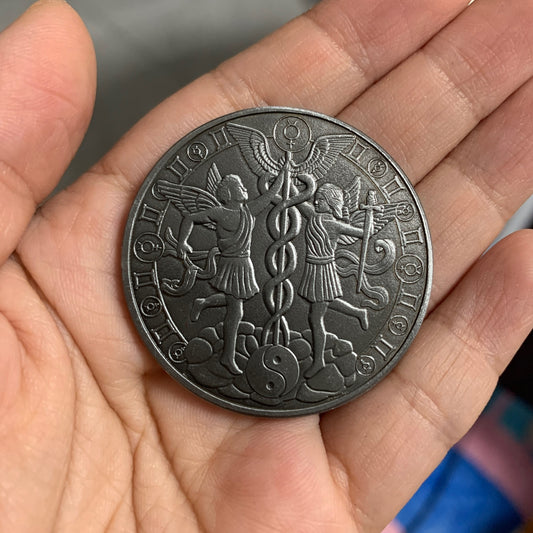 Brass coin Gemini