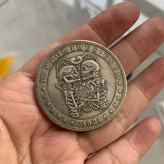 Brass coin Lovers