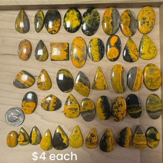 Bumblebee Jasper Cabochon