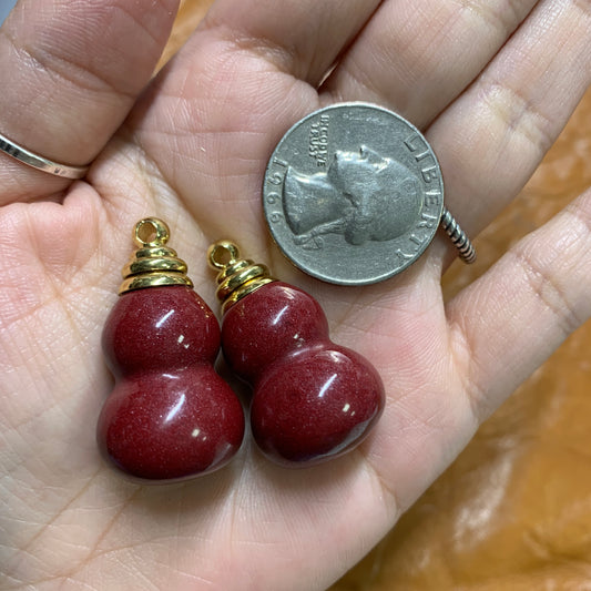Cinnabar - Bottle - Pendant