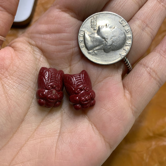 Cinnabar - Cicada - Bead