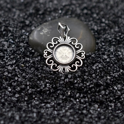 925 Silver Pendant Setting TB-YJJ-P010