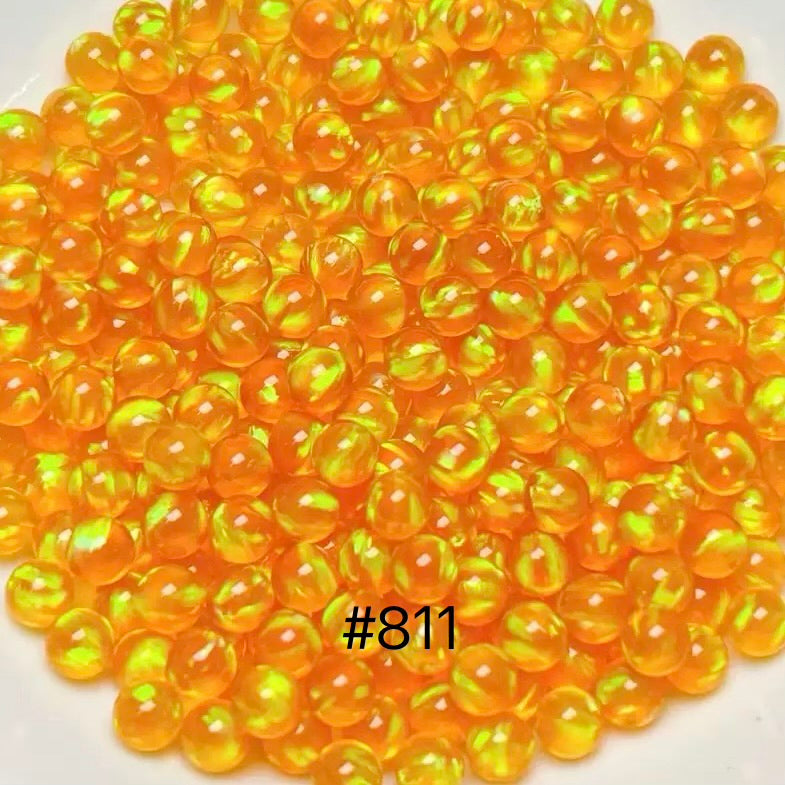 OVERSEAS ORDER - Jelly Opal Bead *NO HOLE* 4mm 5mm