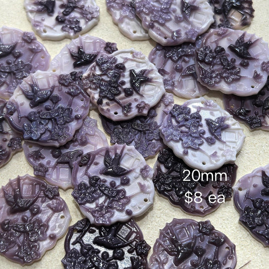 OVERSEAS ORDER - MOP Swallow Bird 20mm