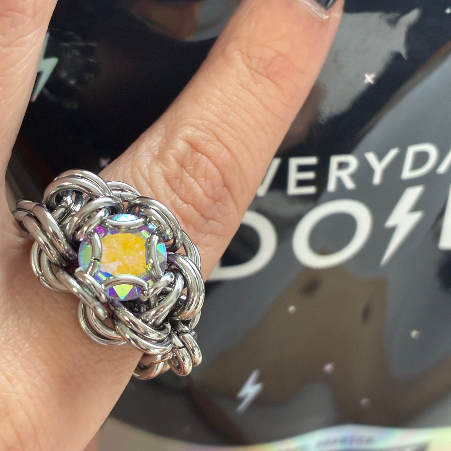 Stainless Steel Chainmail Ring