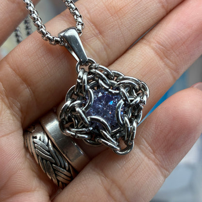 Stainless Steel Chainmail Pendant