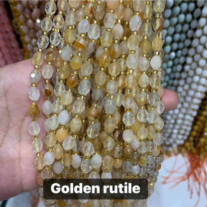 PRE-ORDER - WAREHOUSE - FACETED OVAL - BEAD STRAND