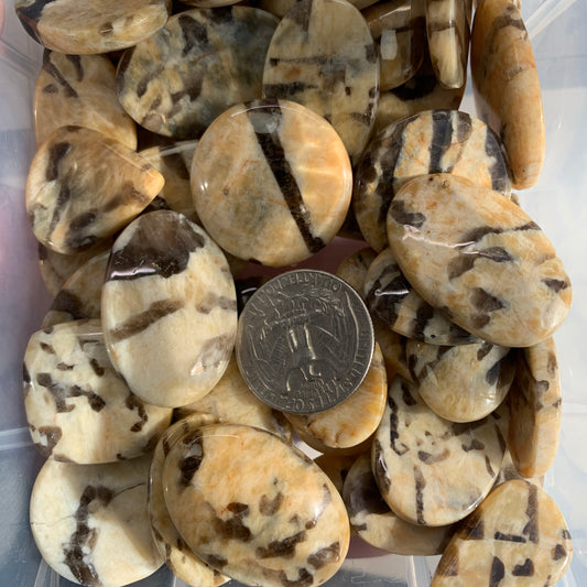 Graphic Feldspar Cabochon