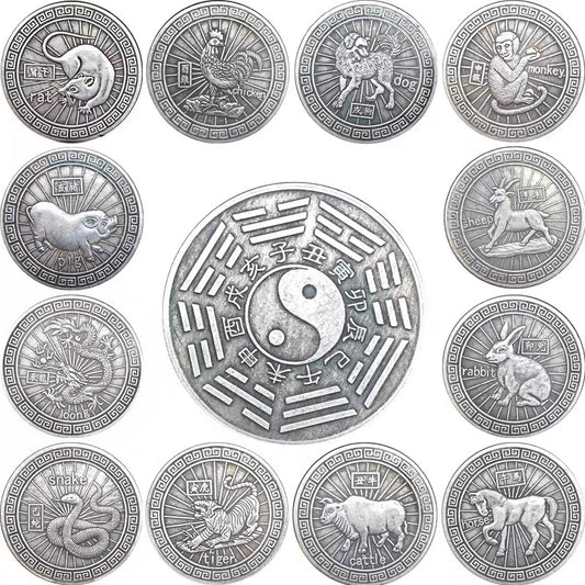 OVERSEAS ORDER - 38mm Coin (Chinese Zodiac)