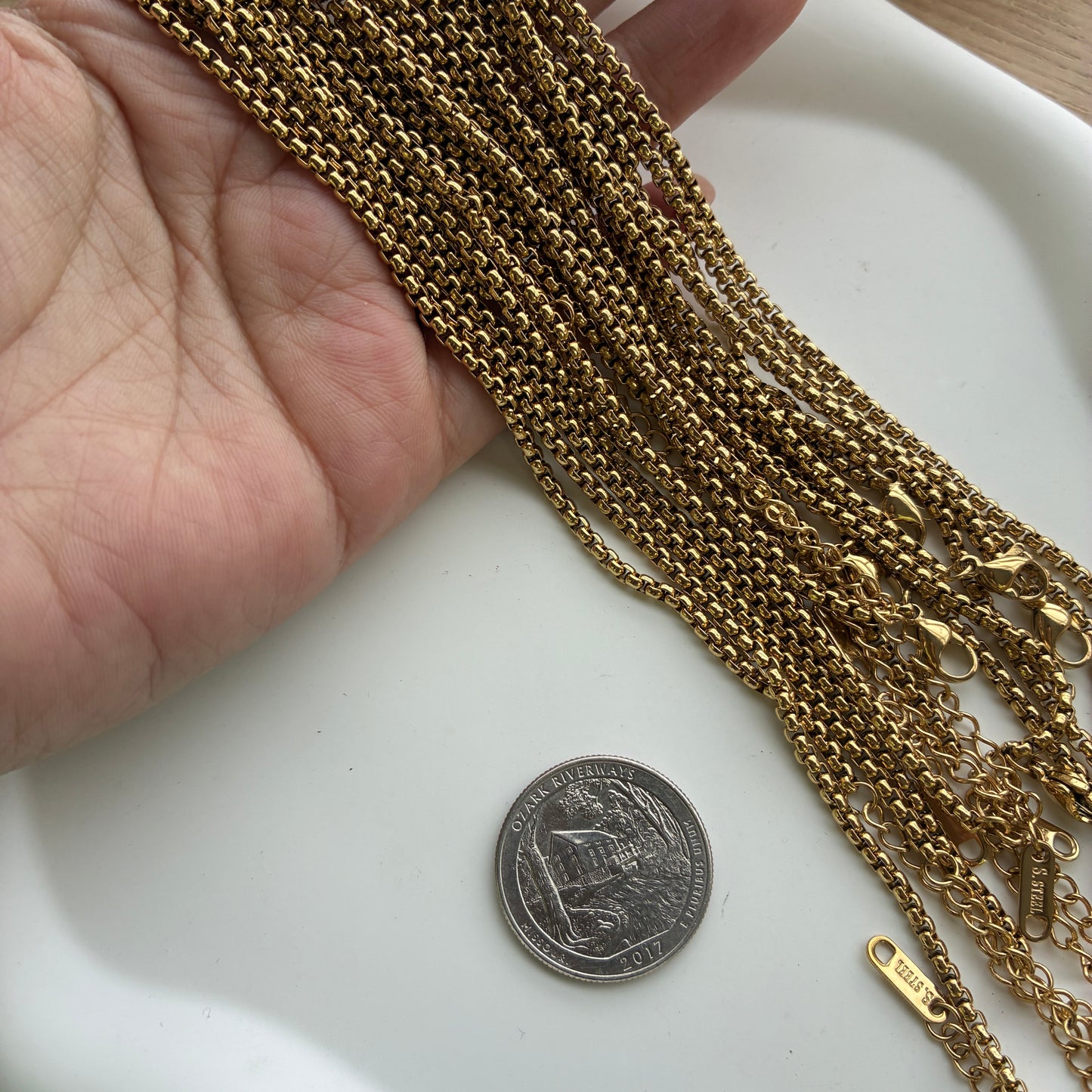 Stainless Steel Chain - 2mm - 16"