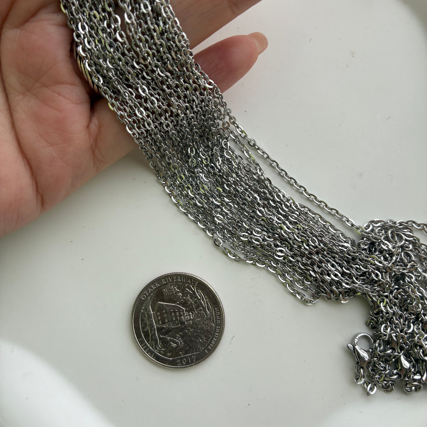 Stainless Steel Chain - 2mm - 16"