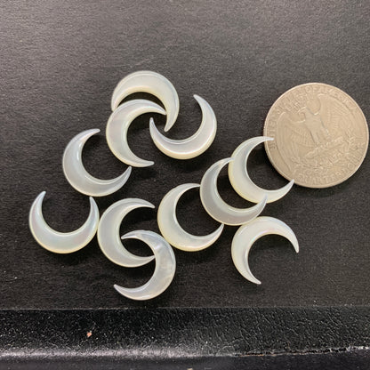 Mother of Pearl - Moon - 15mm